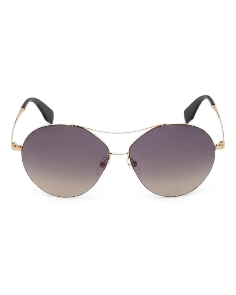 adidas Sonnenbrille mit rundem Gestell - Rosa Rosa