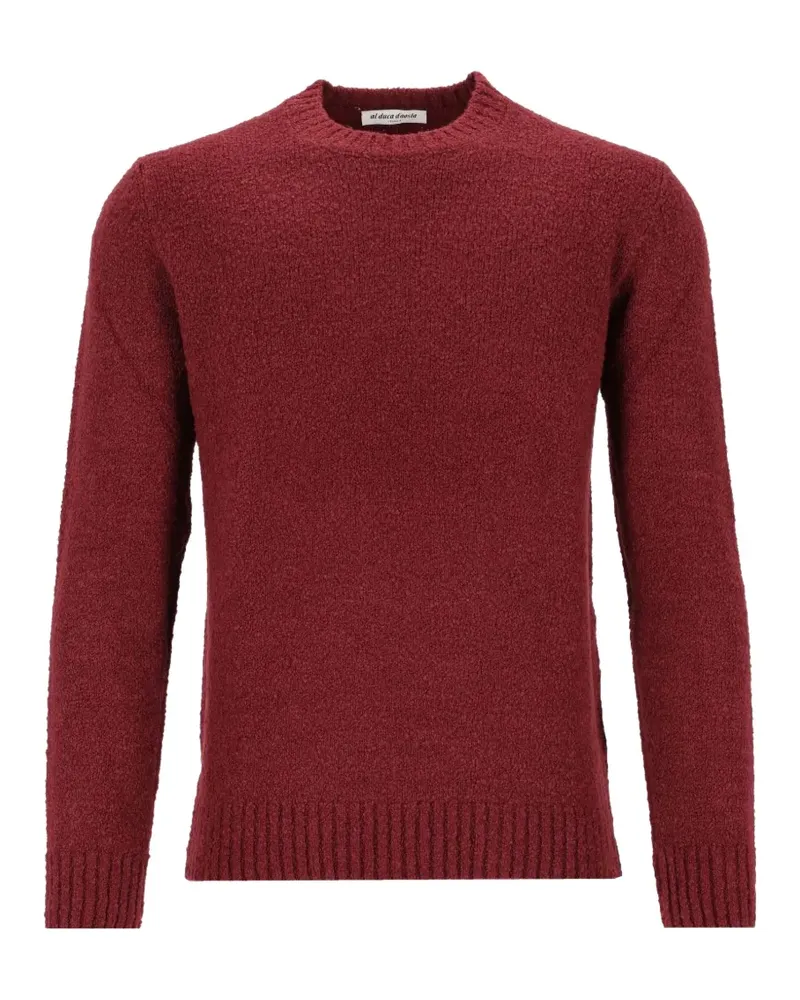 Al Duca D’Aosta 1902 Pullover aus Bouclé-Strick - Rot Rot