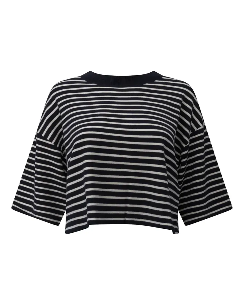 Max Mara Gestreiftes T-Shirt - Blau Blau