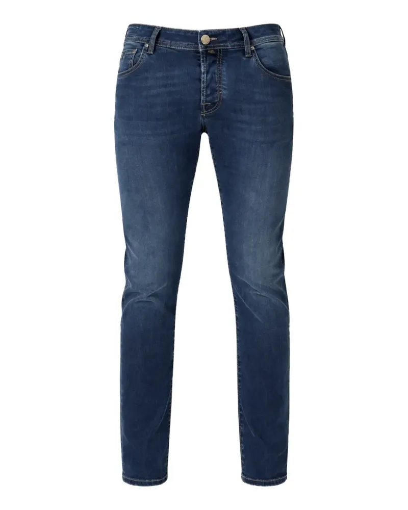 Jacob Cohën belt loops jeans - Blau Blau