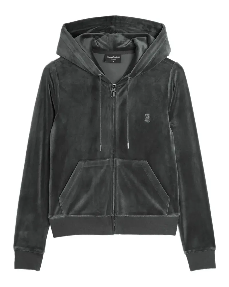 Juicy Couture Robertson Hoodie mit Logo-Stickerei - Grau Grau