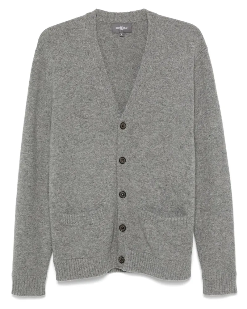 Eric Bompard Cardigan mit Vordertaschen - Grau Grau