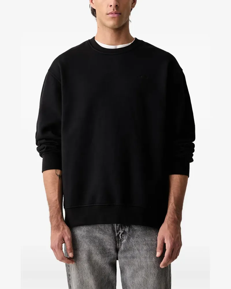 Levi's logo-embroidered sweatshirt - Schwarz Schwarz