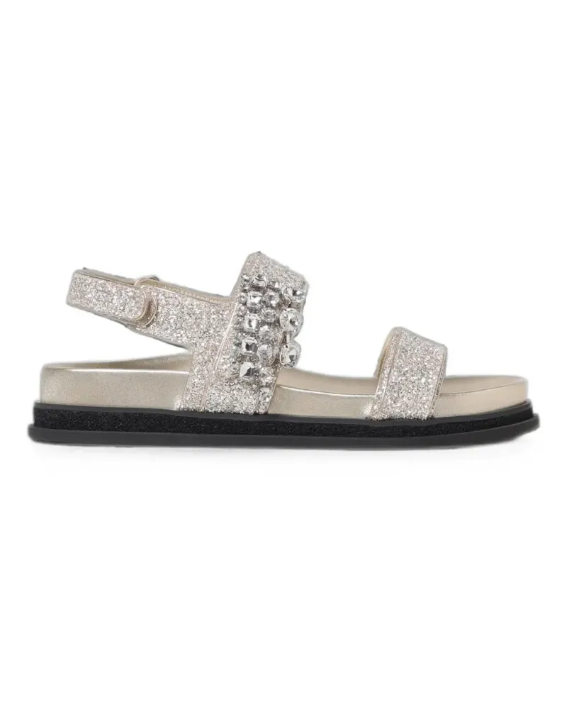 Jimmy Choo Verity crystal-embellished sandals - Silber Silber