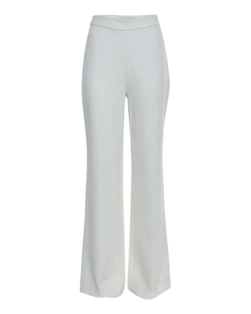 Diane von Furstenberg Krepphose mit weitem Bein - Weiß Weiß
