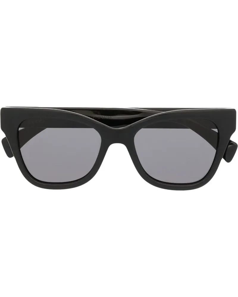 Gucci Sonnenbrille mit Cat-Eye-Gestell - Schwarz Schwarz