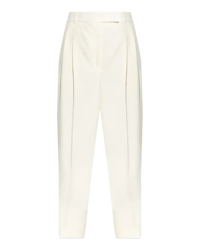 Róhe pleated cuffed trousers - Nude Nude