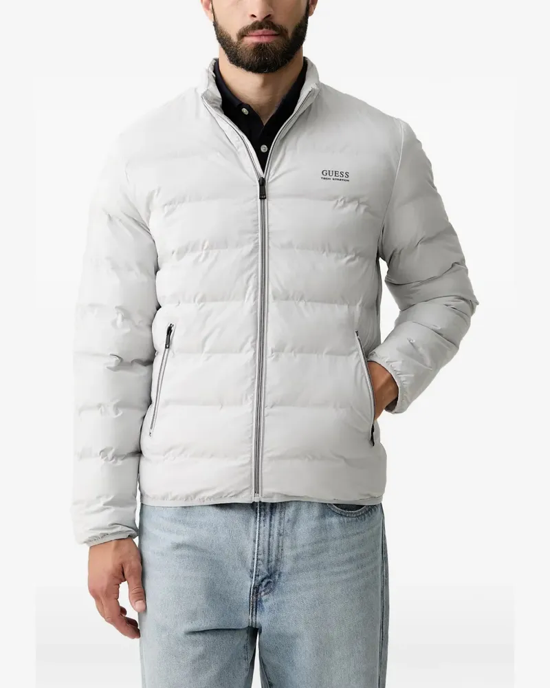 Guess quilted high-neck jacket - Grau Grau