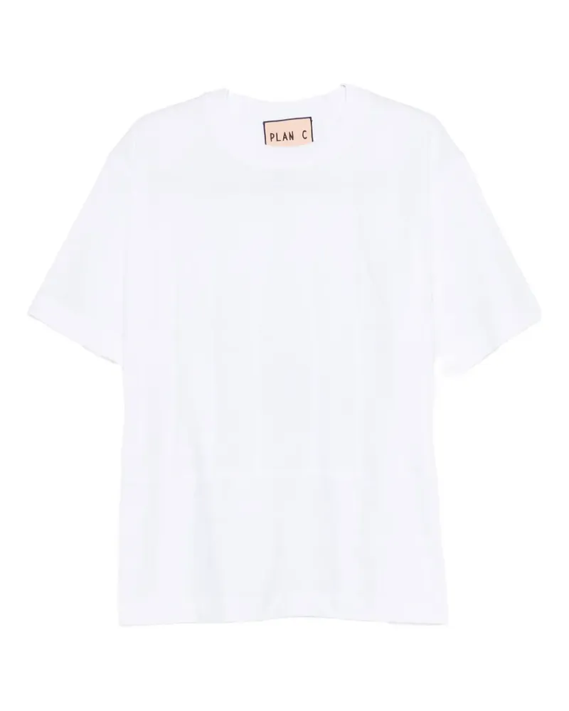 PLAN C short-sleeve T-shirt - Weiß Weiß