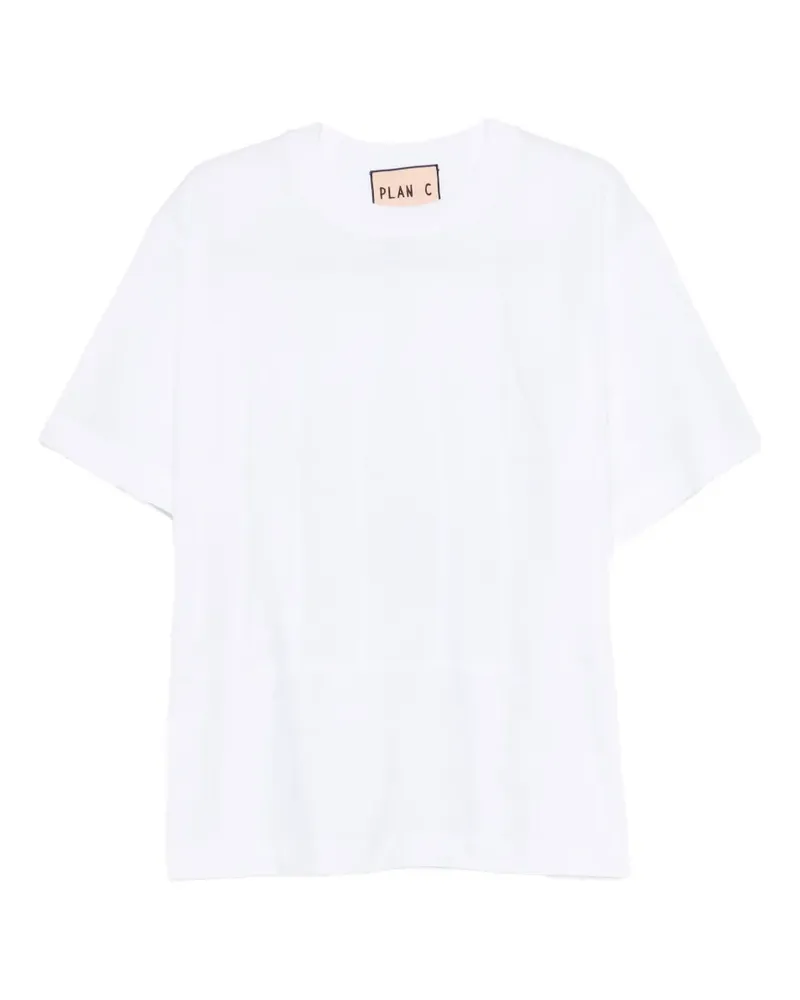 PLAN C short-sleeve T-shirt - Weiß Weiß
