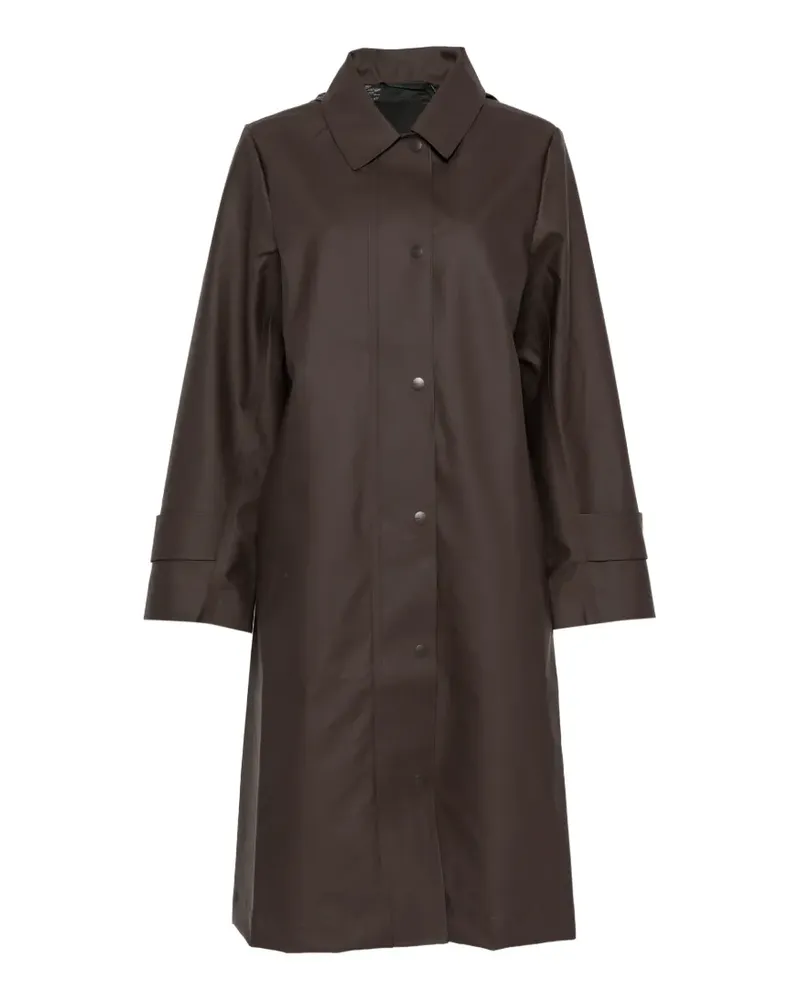 RAINS concealed-hood press-stud coats - Braun Braun