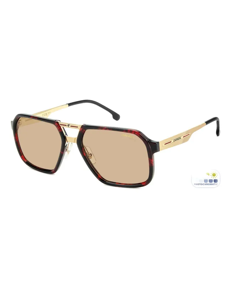 Carrera geometric-frame sunglasses - Rot Rot