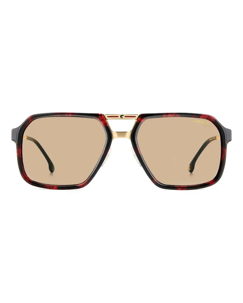 Carrera geometric-frame sunglasses - Rot Rot