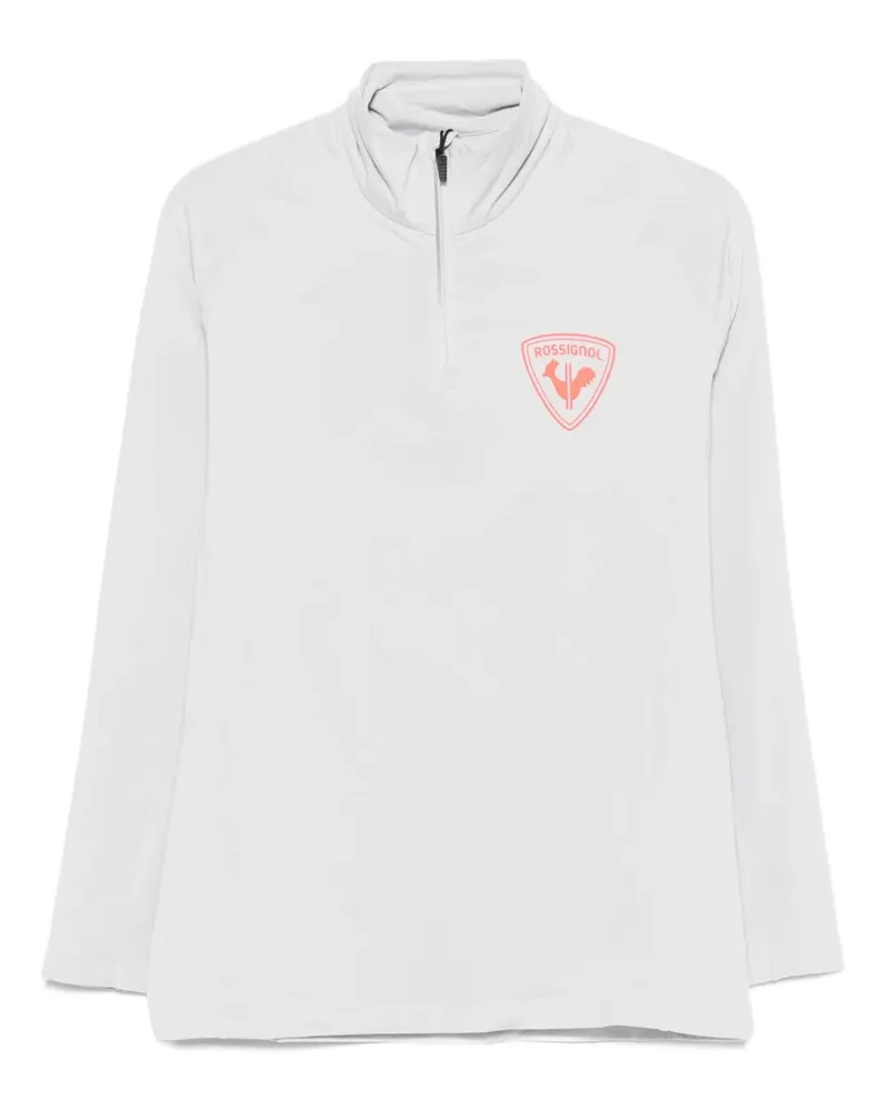 Rossignol New Hero Sweatshirt mit kurzem Reißverschluss - Grau Grau