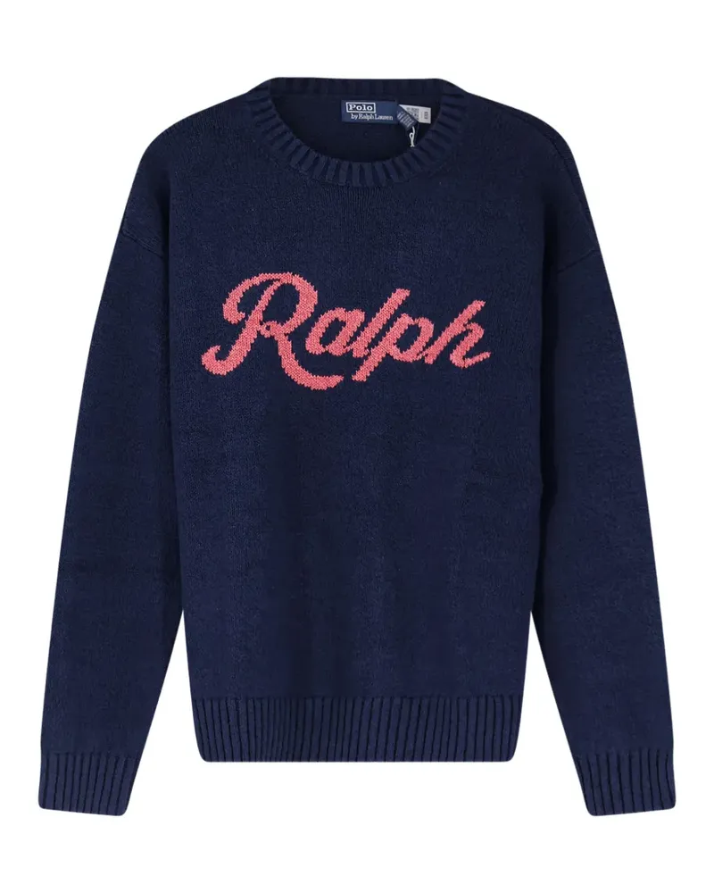 Ralph Lauren ribbed-hem sweater - Blau Blau