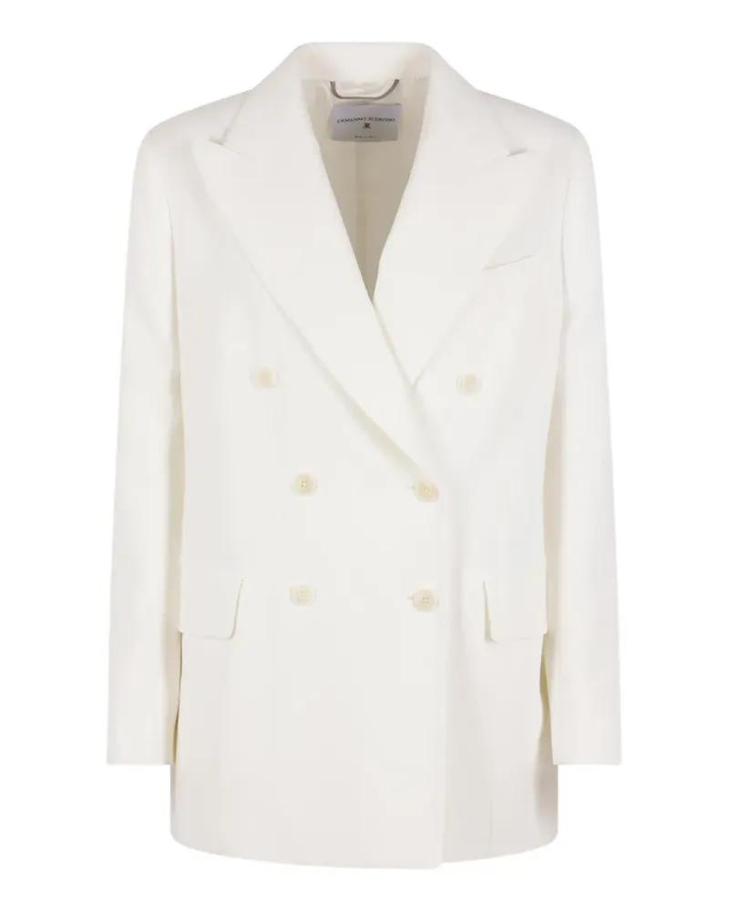 Ermanno Scervino double-breasted jacket - Weiß Weiß