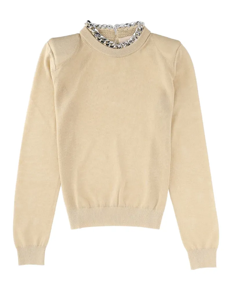 Circus Hotel Oberteil mit Kettendetail - Nude Nude