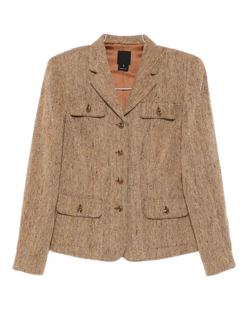 Anna Sui chevron jacket - Braun Braun