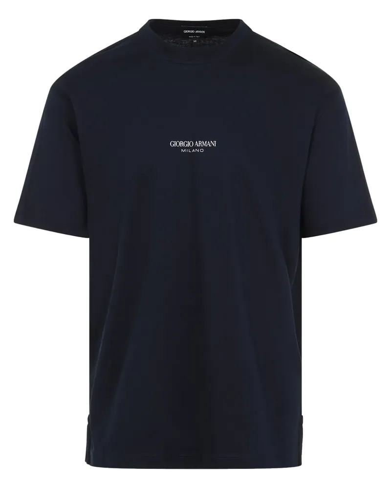 Giorgio Armani Klassisches T-Shirt - Blau Blau
