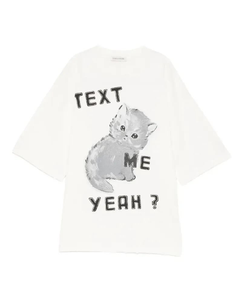 Joshua Sanders Magda Text-me T-Shirt - Nude Nude