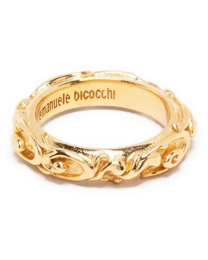 Emanuele Bicocchi Ring mit Arabesque-Motiv - Gold Gold