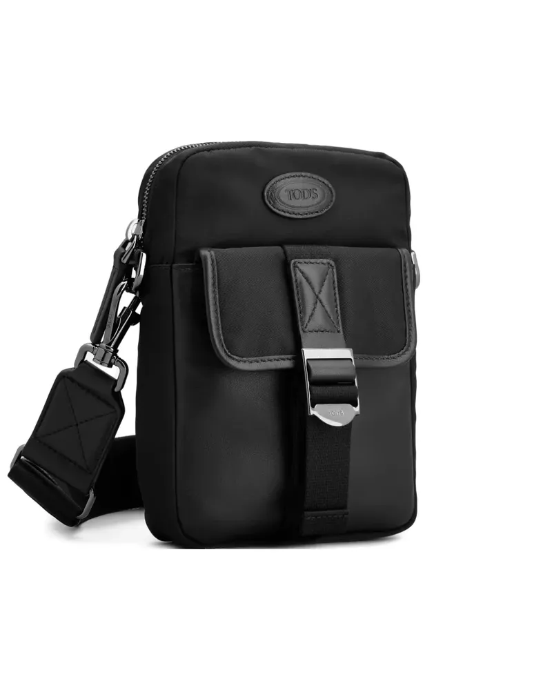 TOD'S Kuriertasche mit Reißverschluss - Schwarz Schwarz