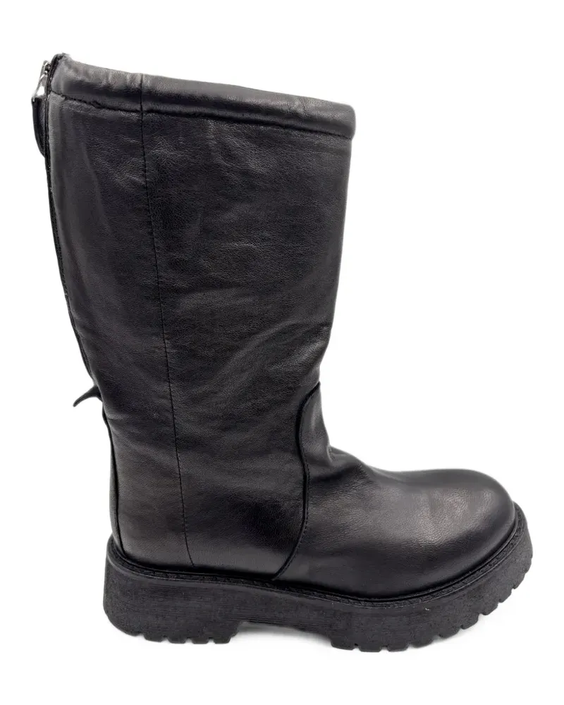 Patrizia Bonfanti Ryoko Zanzi leather boots - Schwarz Schwarz