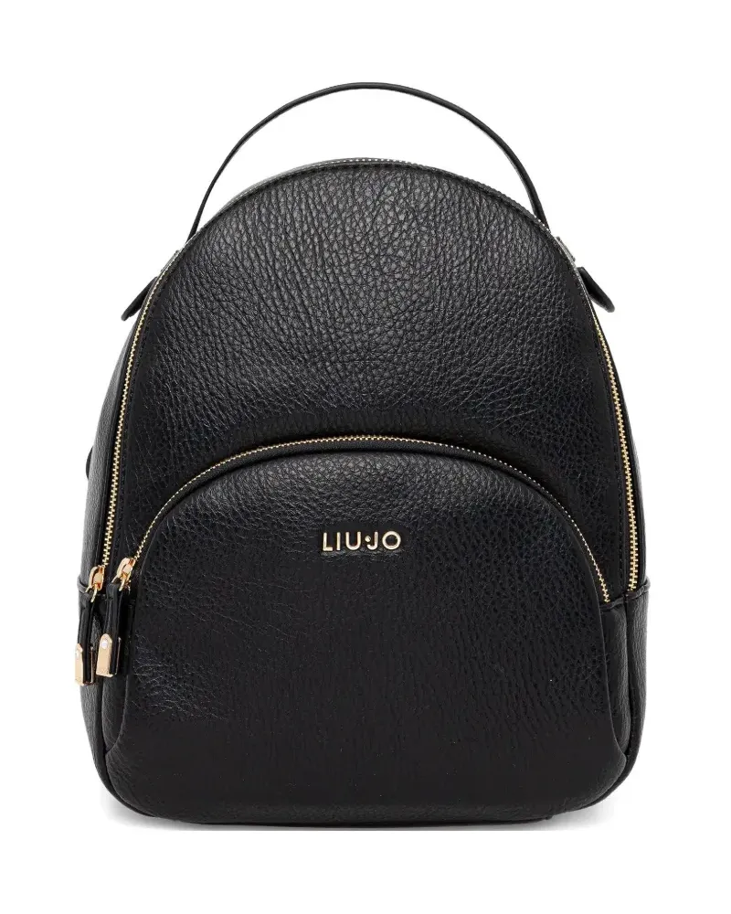 Liu Jo Strukturierter Rucksack mit Henkel - Schwarz Schwarz