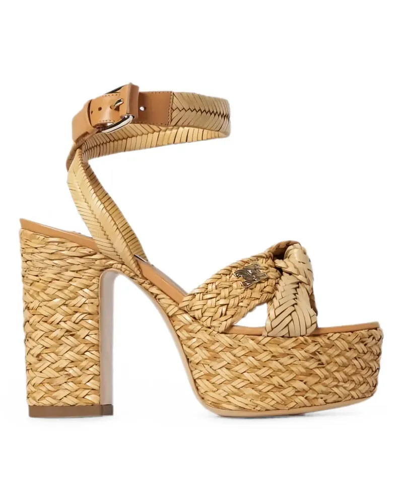 Casadei Sandalen mit geflochtenem Knoten - Nude Nude