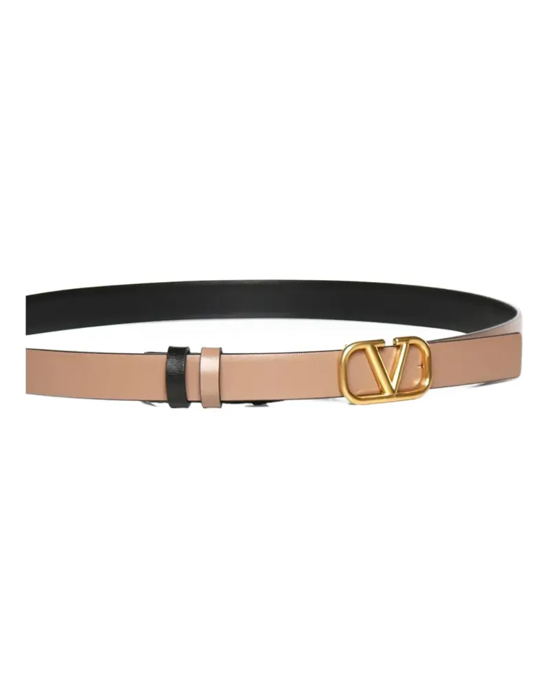 Valentino Garavani VLogo Signature reversible belt - Nude Nude
