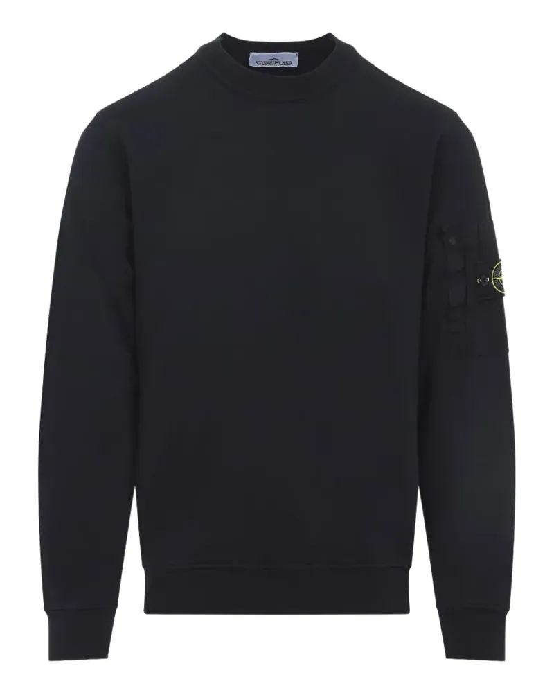 Stone Island Compass-patch pocket sweatshirt - Blau Blau