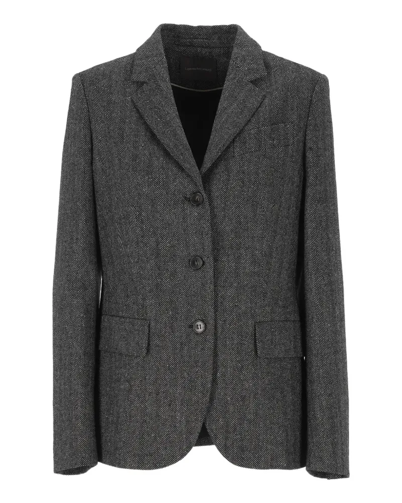 Lorena Antoniazzi Blazer mit Fischgrätenmuster - Grau Grau