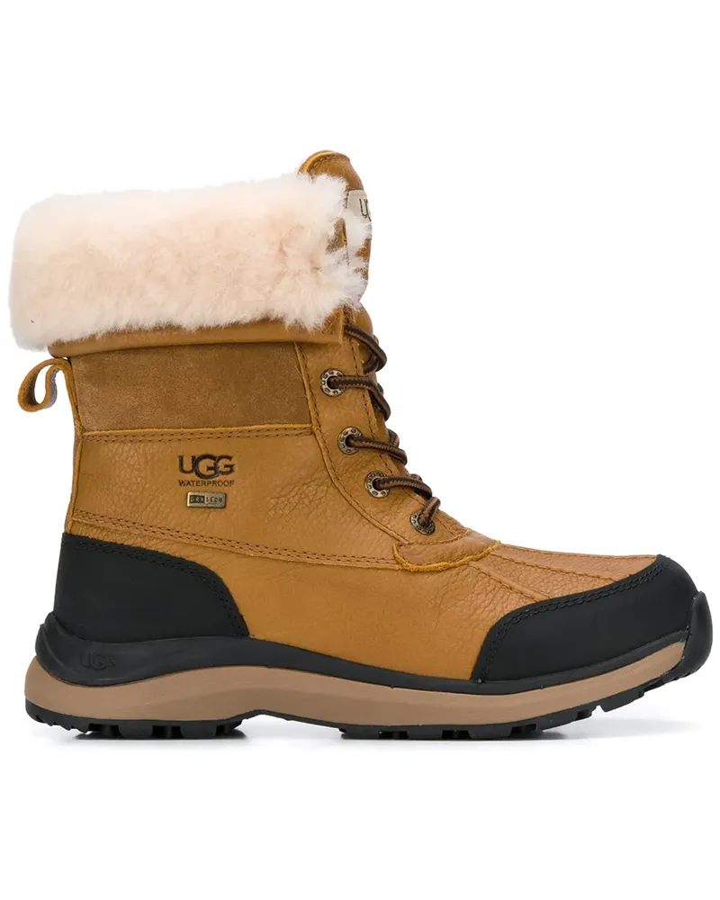 UGG Schnürstiefel mit Shearling-Futter - Braun Braun
