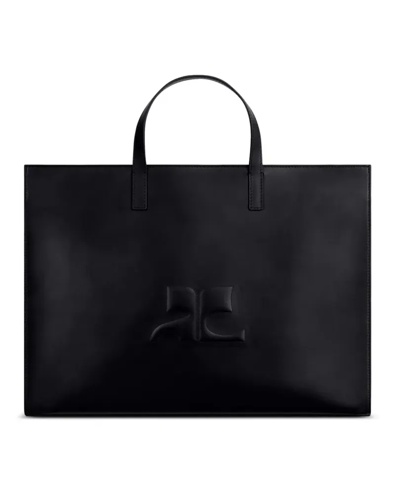Courrèges Heritage Tote Bag - Schwarz Schwarz