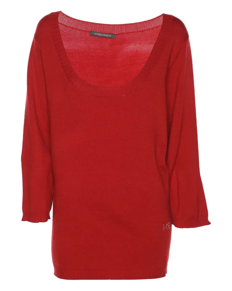 Marina Rinaldi Klassischer Pullover - Rot Rot