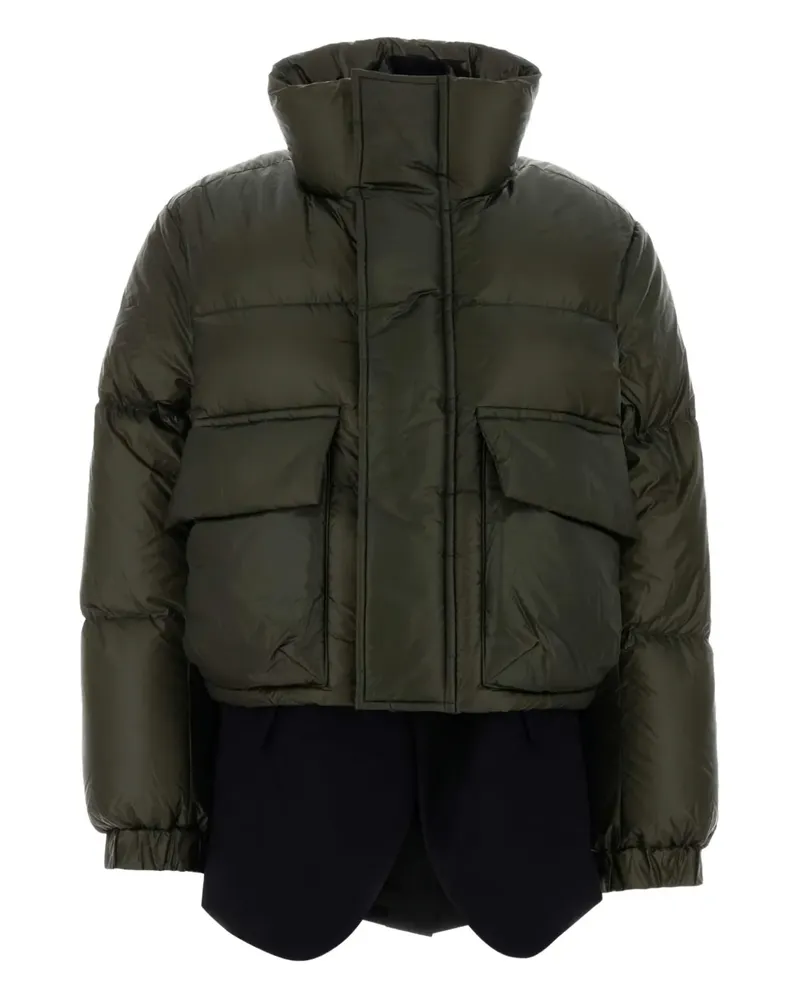 Sacai nylon down jacket - Grün Grün