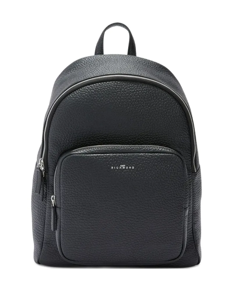 John Richmond Rucksack mit Reißverschluss - Schwarz Schwarz