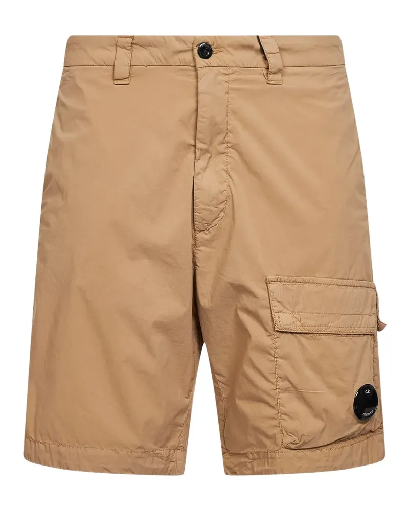 C.P. Company lens-detail cargo shorts - Nude Nude