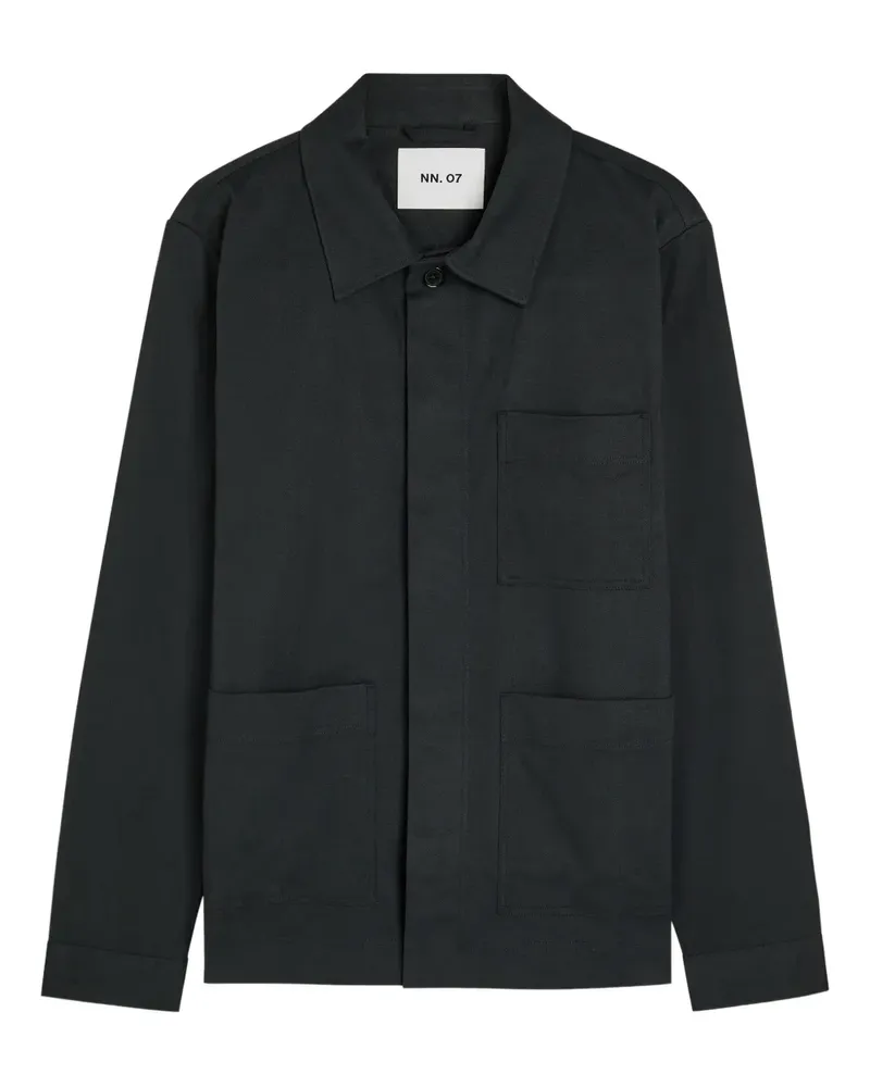 NN 07 Jacke mit drei Taschen - Blau Blau