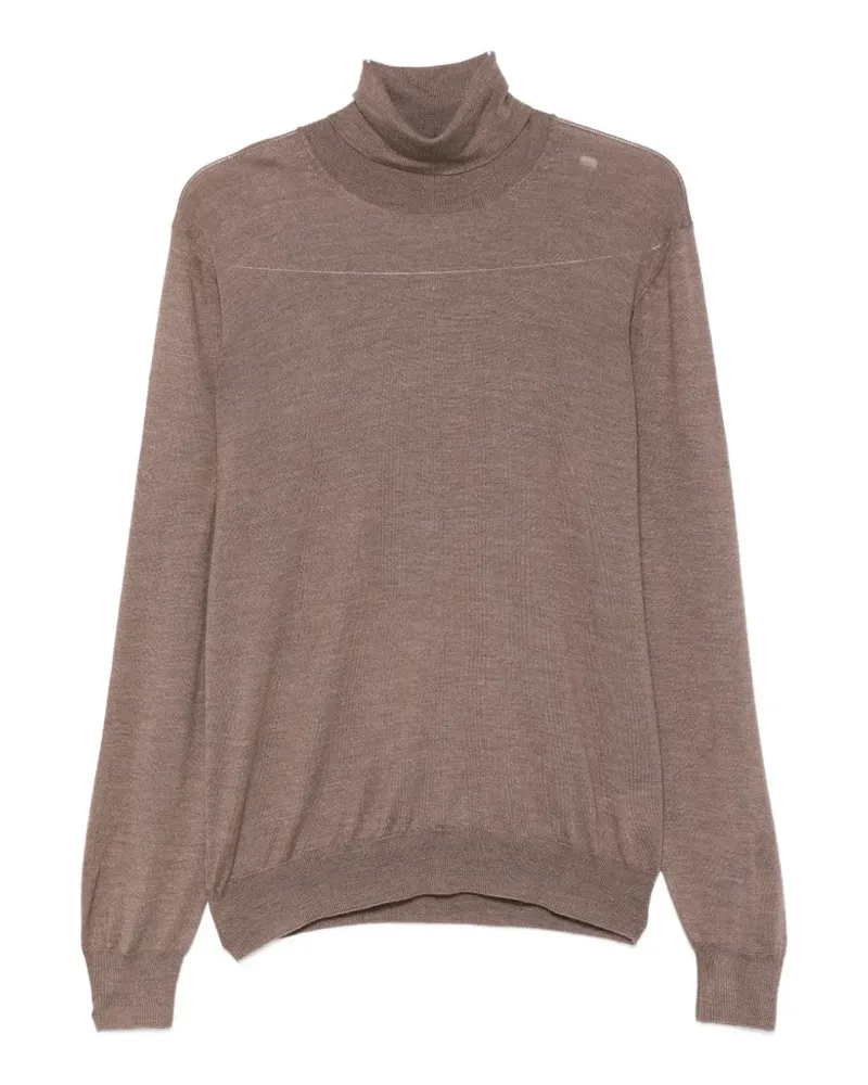 BARBA roll-neck knitted sweater - Braun Braun