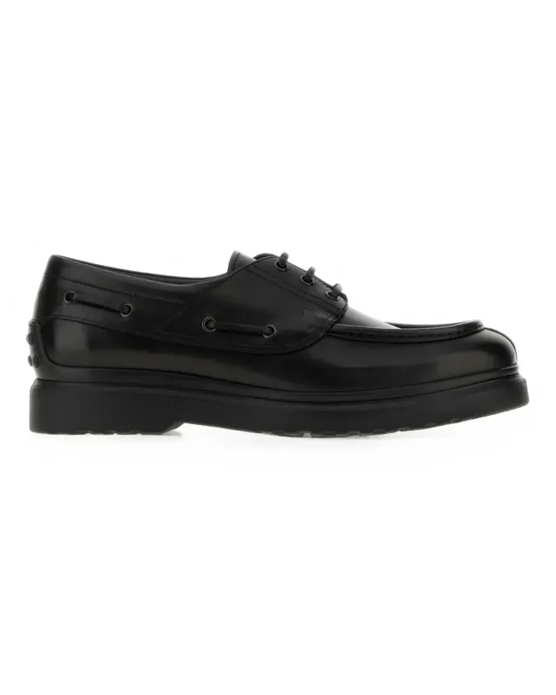TOD'S Segelschuhe mit Schnürung - Schwarz Schwarz