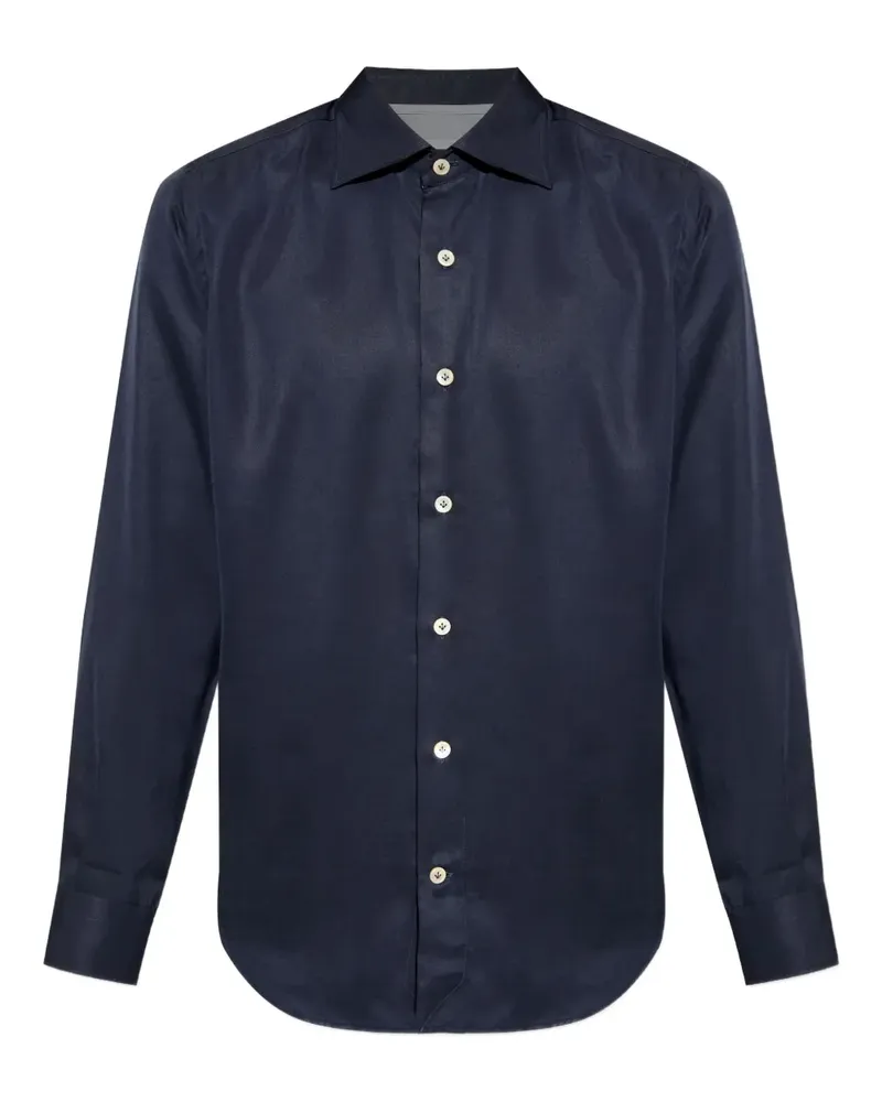 Eleventy Langärmeliges Hemd - Blau Blau