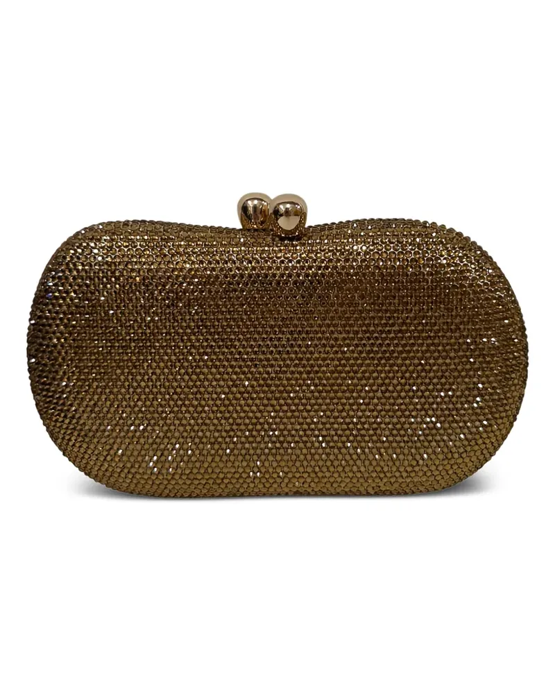 Serpui Bean Clutch - Gold Gold