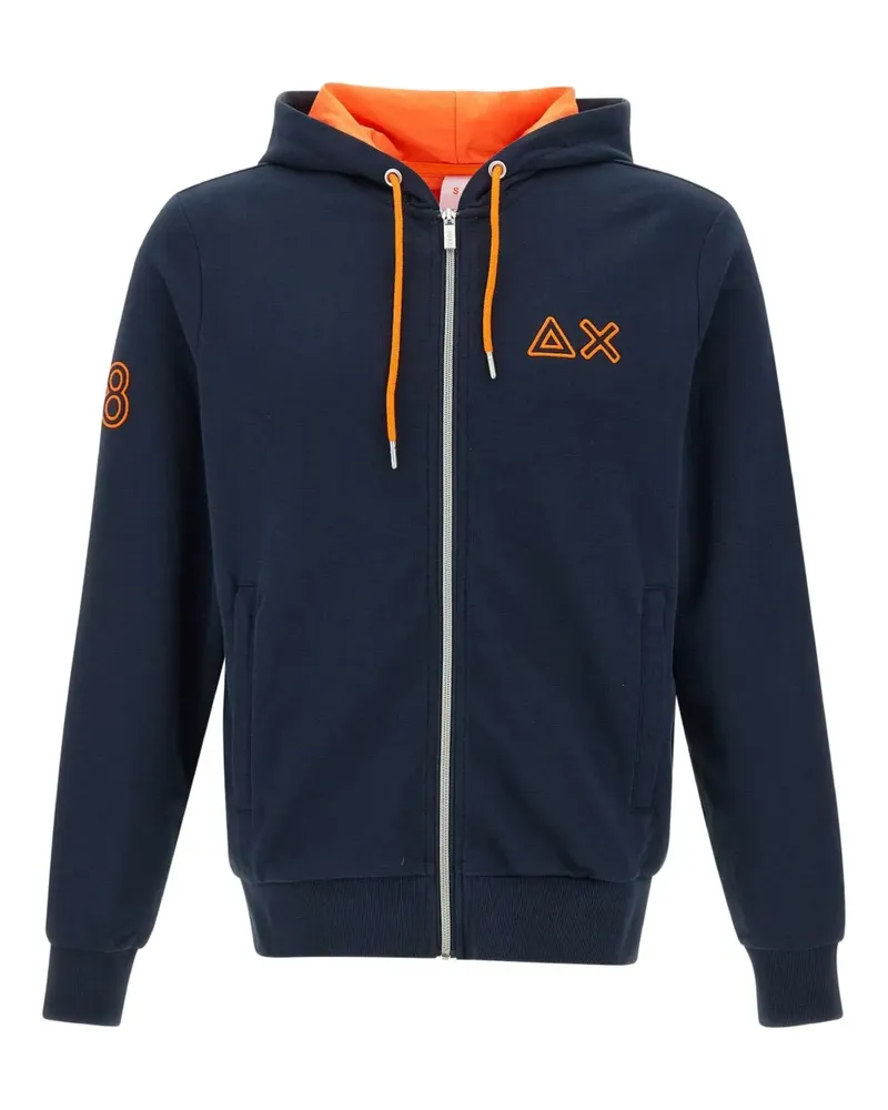 Sun68 Kapuzenjacke mit Reißverschluss - Blau Blau