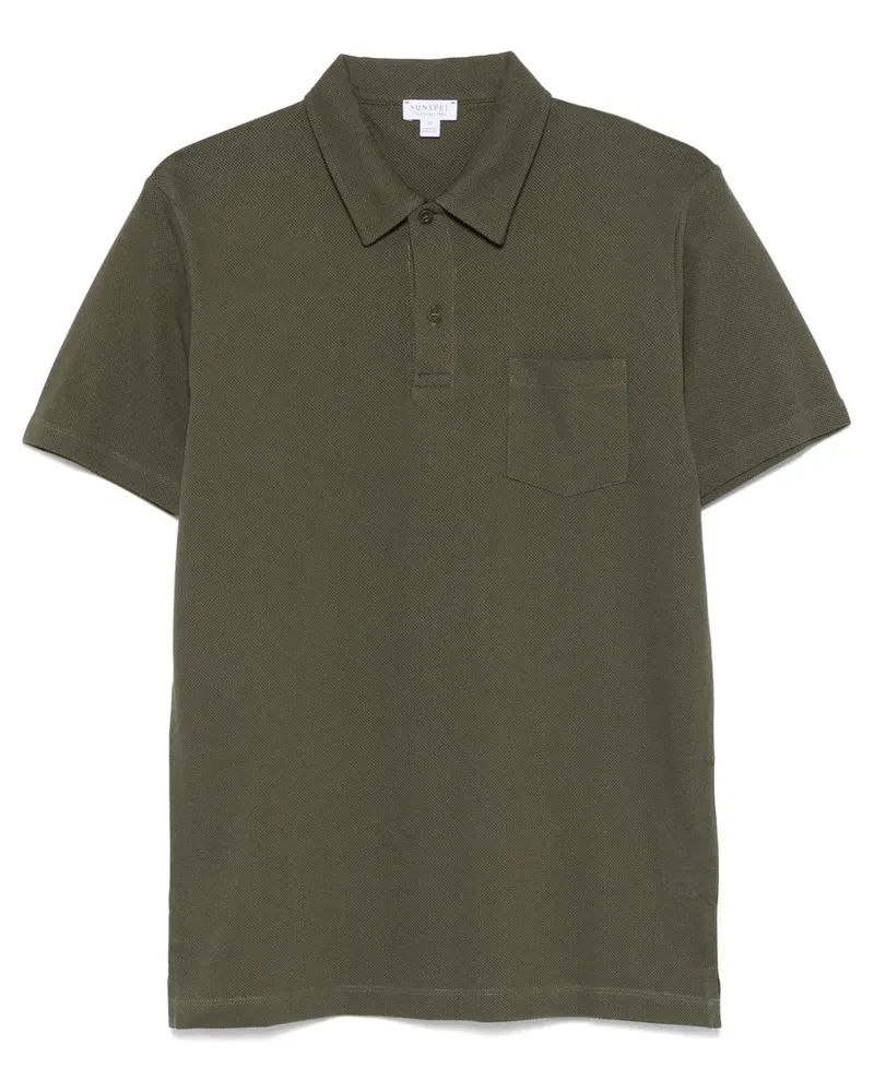 Sunspel Riviera Poloshirt - Grün Grün