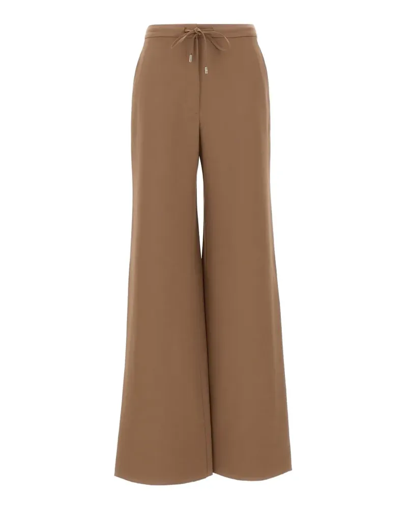 Max Mara Denaro drawstring wide-leg trousers - Braun Braun