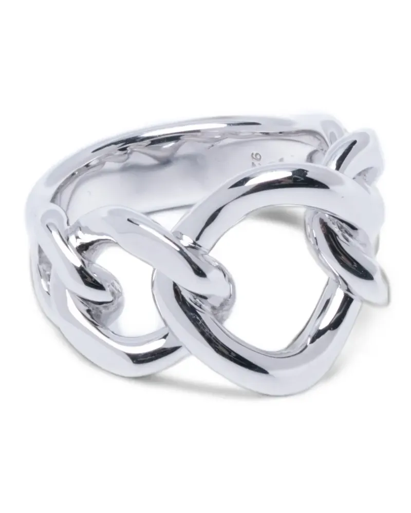 Tom Wood River Panzerkettenring - Silber Silber