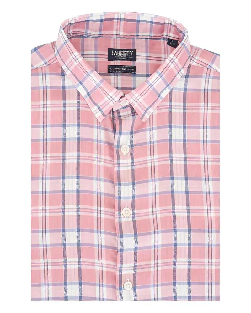 Faherty Movement™ checked shirt - Rosa Rosa