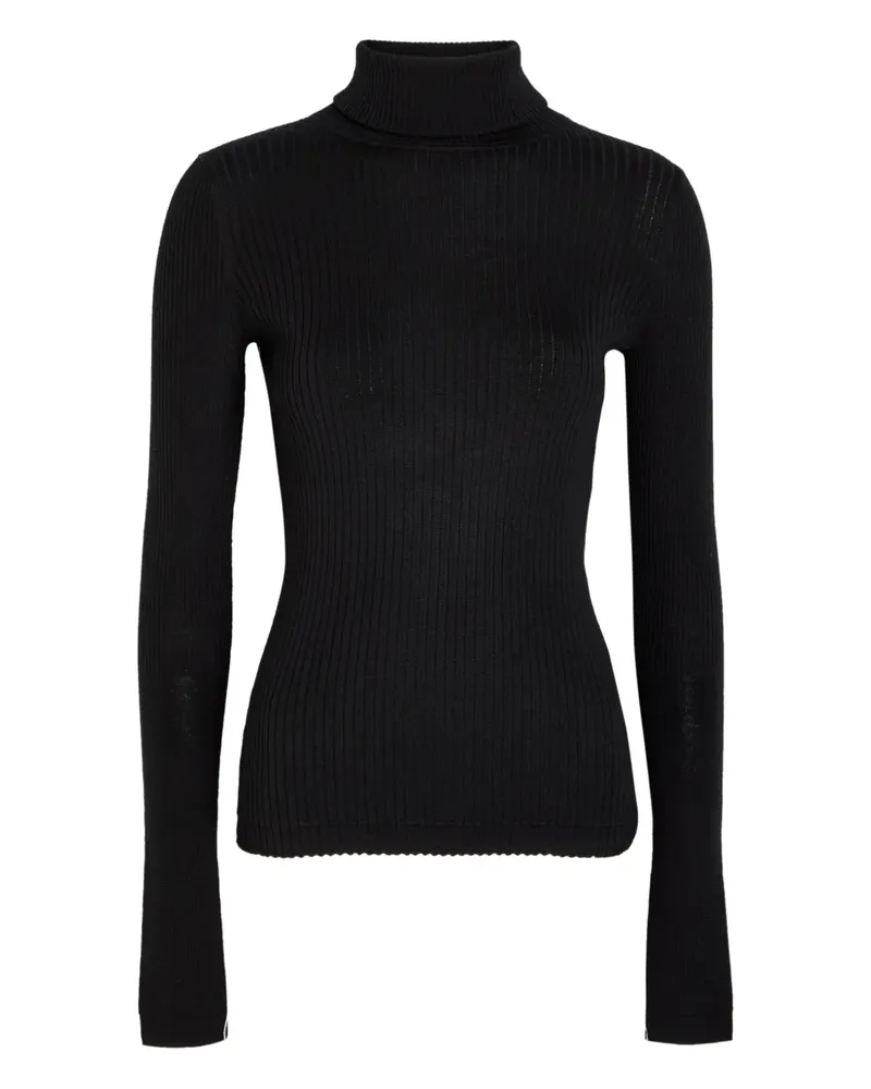 Maria Mcmanus ribbed turtle-neck sweater - Schwarz Schwarz