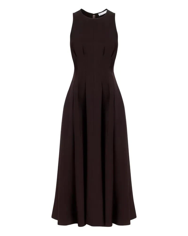 Proenza Schouler Schmales Bronwyn Midikleid mit Falten - Braun Braun